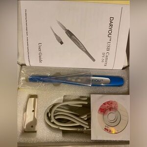 Blue USB Camera with Accessories